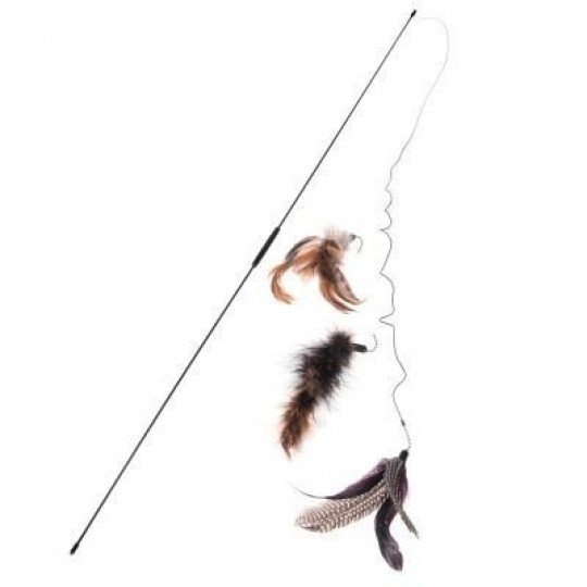 Canne a peche pour chat et chaton